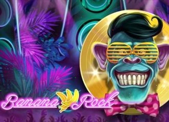 Banana Rock musical themed slot screenshot